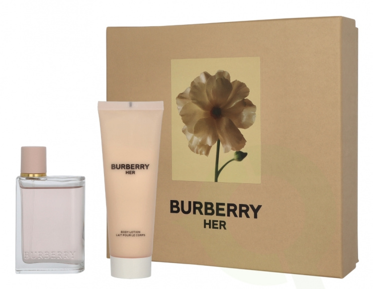 Burberry Her Giftset 125 ml Edp Spray 50ml/Body Lotion 75ml