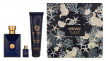 Versace Dylan Blue Giftset 255 ml Edt Spray 100ml/Bath & Shower Gel 150ml/Edt 5ml