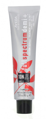 Aveda Full Spectrum Demi+ Custom-Deposit Hair Color 80 g 10N Lightest Blonde