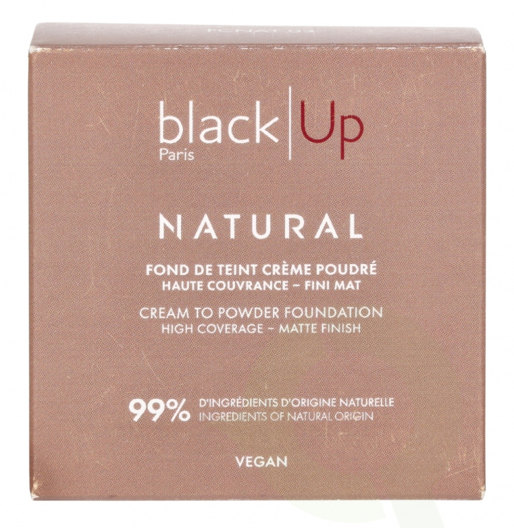 Black Up Full Cover Cream Powder Foundation 9.5 g #03