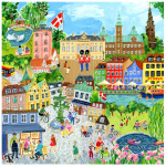eeBoo Puzzle - Kööpenhamina, 1000 kpl (EPZTCOP) eeBoo Puzzle - Kööpenhamina, 1000 kpl (EPZTCOP)