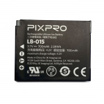 Kodak Akku För Pixpro Wpz Lb-015 3.7v/700mah