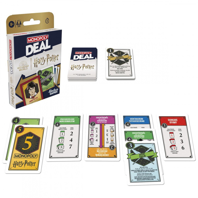 Hasbro gaming Korttipeli Monopoly Deal Harry Potter (SE/FI)