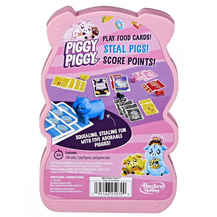 Hasbro gaming Korttipeli Piggy Piggy (SE/FI)