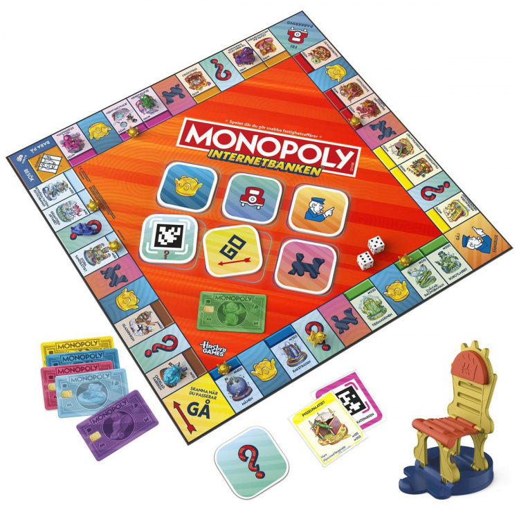 Hasbro gaming Lautapeli Monopoly App Banking (SE)