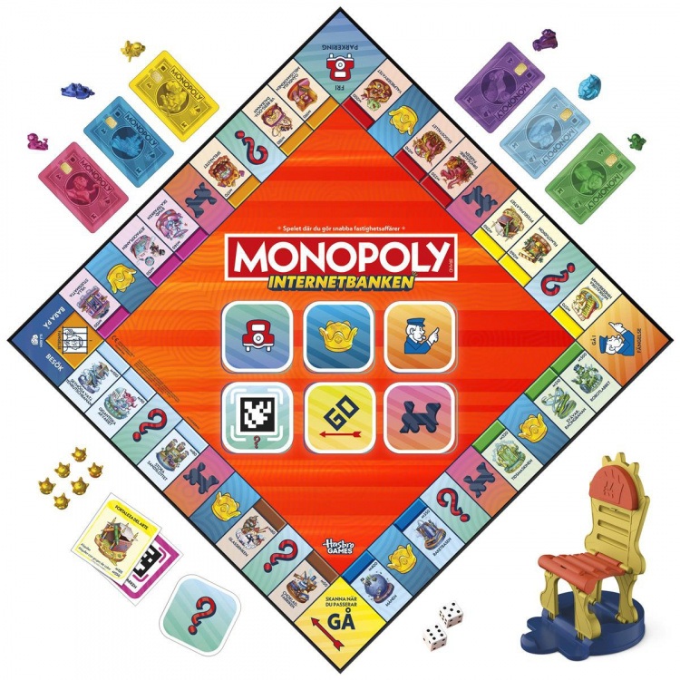 Hasbro gaming Lautapeli Monopoly App Banking (SE)