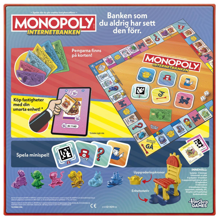 Hasbro gaming Lautapeli Monopoly App Banking (SE)