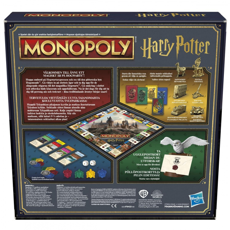 Hasbro gaming Lautapeli Monopoly Harry Potter (SE/FI)