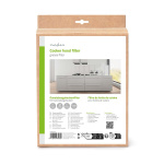 Nedis Liesituulettimen Rasvasuodatin | 57 x 47 cm | Vaihtotarpeen indikaattori | Leikattava