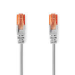Nedis CAT6 Verkkokaapeli | RJ45 uros | RJ45 uros | U/UTP | 20.0 m | Pyöreä | PVC | Harmaa | Label