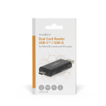 Nedis Kortinlukija | microSD (TF) / microSDHC (TF) / microSDXC (TF) / SD / SDHC / SDXC | USB 3.2 Gen1