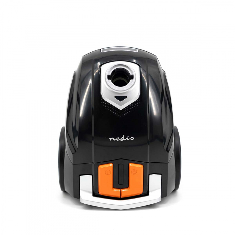 Nedis Pölynimuri | Pussillinen | 700 W | Pölykapasiteetti: 2.0 l | Yhdistelmäharja | Toimintasäde: 7.50 m | Hepa 12 | Musta / Oranssi