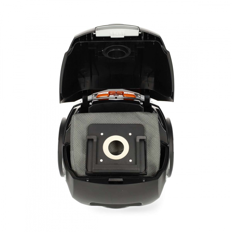 Nedis Pölynimuri | Pussillinen | 700 W | Pölykapasiteetti: 2.0 l | Yhdistelmäharja | Toimintasäde: 7.50 m | Hepa 12 | Musta / Oranssi