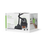 Nedis Pölynimuri | Pussillinen | 700 W | Pölykapasiteetti: 2.0 l | Yhdistelmäharja | Toimintasäde: 7.50 m | Hepa 12 | Musta / Oranssi