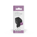 Nedis Seinälaturi | 35 W | GaN | PD3.0 | Pikalataus-toiminto | 1.75 / 2.33 / 2.92 / 3.0 A | Lähtöliitäntöjen määrä: 2 | 2x USB-C™ | Automaattinen Jännitteen Valinta | Musta Nedis Seinälaturi | 35 W | GaN | PD3.0 | Pikalataus-toiminto | 1.75 / 2.33 / 2.92 / 3.0 A | Lähtöliitäntöjen määrä: 2 | 2x USB-C™ | Automaattinen Jännitteen Valinta | Musta