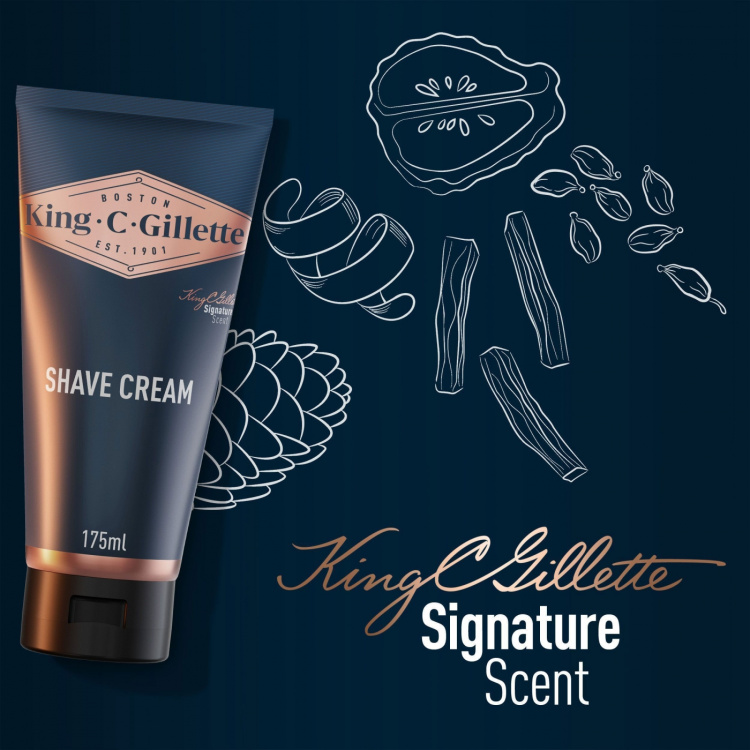 King C. Gillette Shaving Cream 175ml King C. Gillette Shaving Cream 175ml