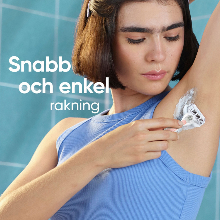 Gillette Rakhyvel Smooth Sensitive Pink + 2st rakblad Gillette Rakhyvel Smooth Sensitive Pink + 2st rakblad