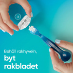 Gillette Rakhyvel Smooth + 2st rakblad Gillette Rakhyvel Smooth + 2st rakblad