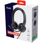 Trust Ayda PC-headset 3,5mm Svart