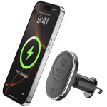 Celly Bilhållare med trådlös laddning Qi2 15W
