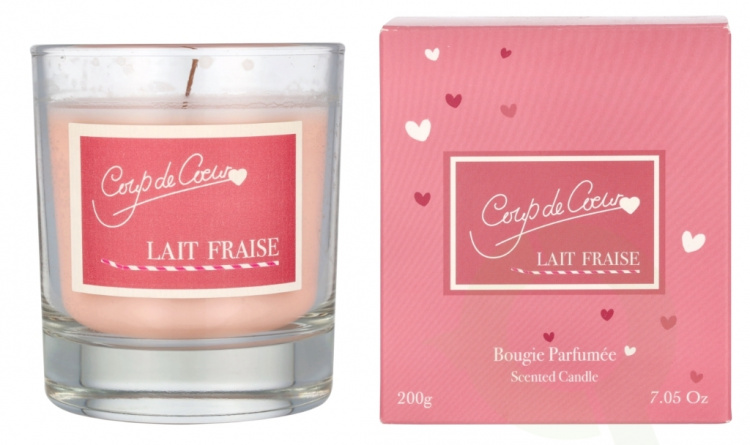 Coup De Coeur Lait Fraise Scented Candle 200 g
