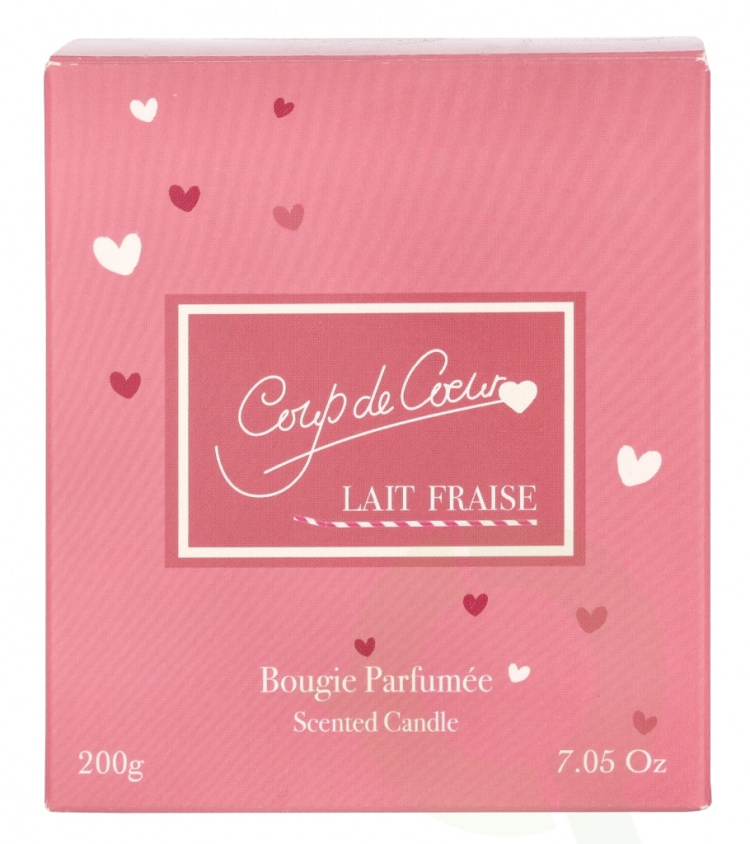 Coup De Coeur Lait Fraise Scented Candle 200 g