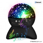Party Fun Lights Starry Sky Bluetooth-kaiutin - musta (605605)