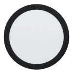 Eglo Fueva-Z Älykäs uppoasennusvalaisin Ø21,6 cm - Musta, Zigbee & Bluetooth