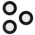 Eglo 3x Fueva-Z upotettavat valaisimet Ø8.5 - Älykkäästi viritettävä valkoinen - Zigbee & Bluetooth Eglo 3x Fueva-Z upotettavat valaisimet Ø8.5 - Älykkäästi viritettävä valkoinen - Zigbee & Bluetooth