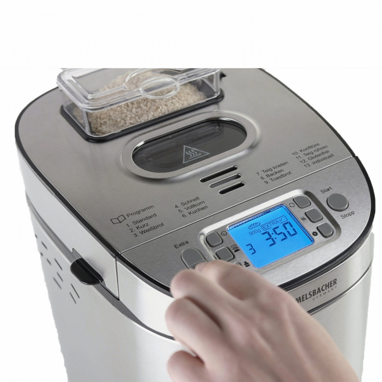 Rommelsbacher Bakmaskin BA 550 13 Bakprogram Gluten Free