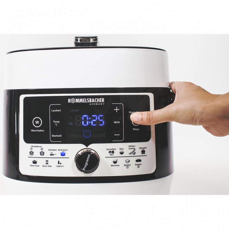 Rommelsbacher Multikokare/tryckkokare MD 1000 14 Program 1000W