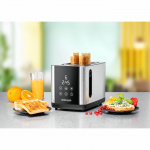 Rommelsbacher Brödrost Sunny TO 850 Rostfri LED-Disp Touch Control