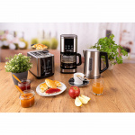 Rommelsbacher Brödrost Sunny TO 850 Rostfri LED-Disp Touch Control