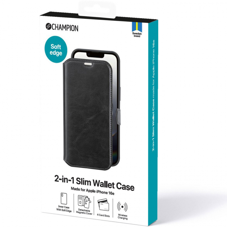 Champion 2-in-1 Slim wallet iPhone 16e