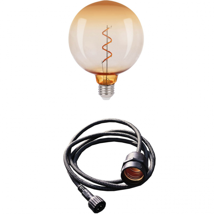 LightsOn Penny Pendellampa Gravity + DecoBulb XL Vintage