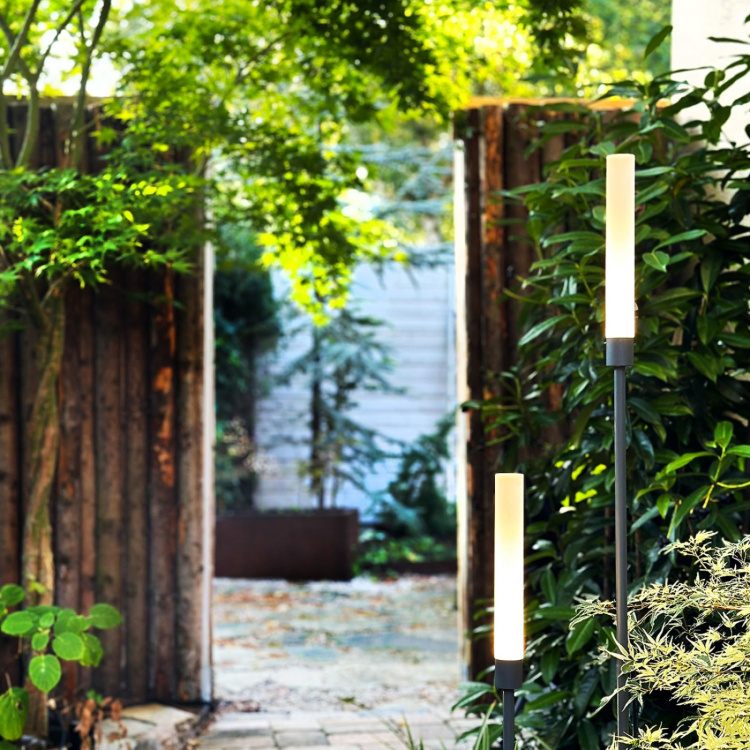 LightsOn Frost Ljuspelare 126 + 91 cm 2-pack Grå