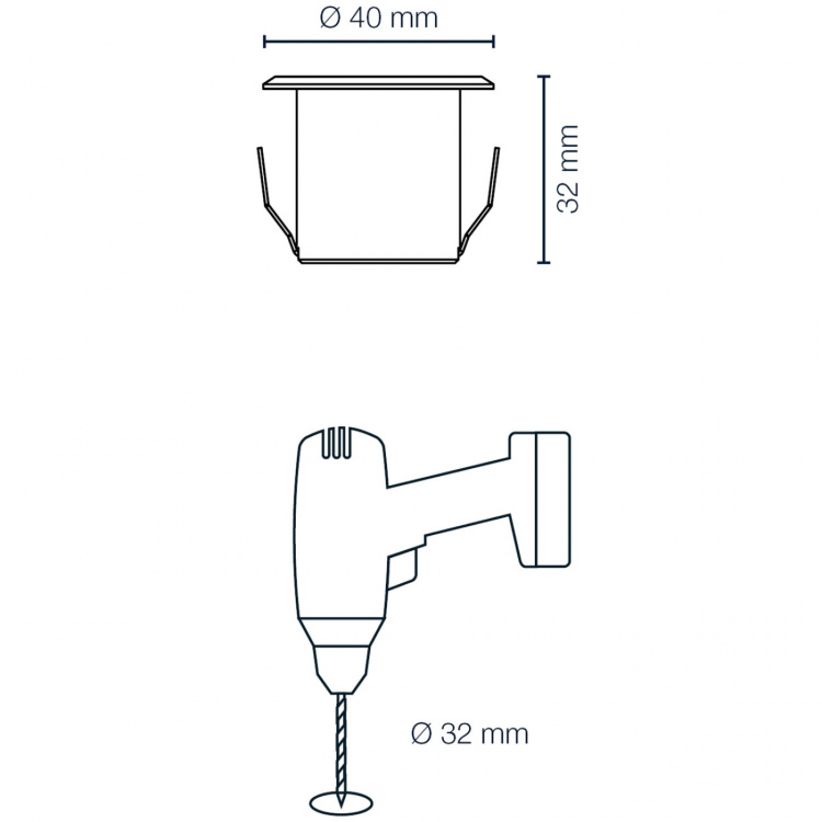 LightsOn Dexter Decklight 5-pack Silver LightsOn Dexter Decklight 5-pack Silver