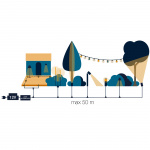 LightsOn Dexter Decklight 5-pack Silver LightsOn Dexter Decklight 5-pack Silver