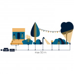 LightsOn Stella Markspot bredstrålande 115° 6W 560lm Grå