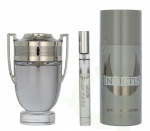 Paco Rabanne Invictus Giftset 260 ml Edt Spray 100 ml/Deodorant Spray 150 ml/Edt Travel Spray 10 ml