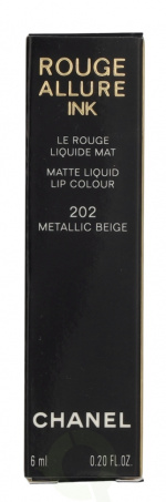 Chanel Rouge Allure Ink Matte Liquid Lip Colour 6 ml #202 Metallic Beige