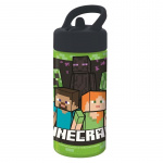 MINECRAFT Stor - Sipper vesipullo (410ml) - MINECRAFT (088808718-40401)