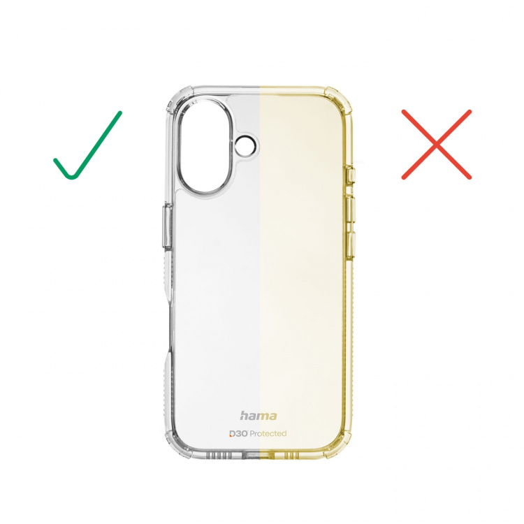 Hama Suojakuori Extreme Protect iPhone 16e Läpinäkyvä