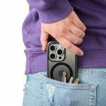 Hama Suojakuori Extreme Protect iPhone 15 Pro MagKotelo Musta