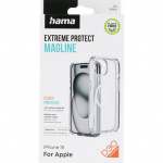 Hama Suojakuori Extreme Protect iPhone 15 MagKotelo Läpinäkyvä