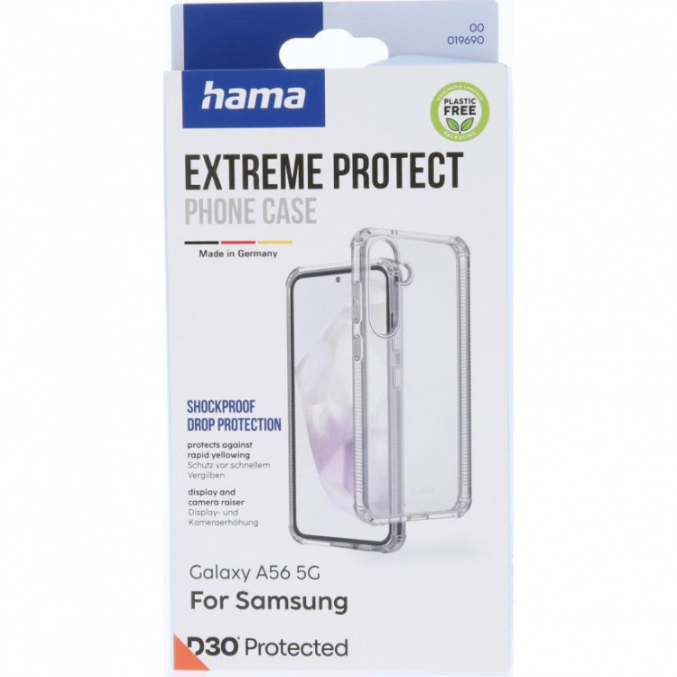 Hama Suojakuori Extreme Protect Samsung Galaxy A56 5G Läpinäkyvä Hama Suojakuori Extreme Protect Samsung Galaxy A56 5G Läpinäkyvä