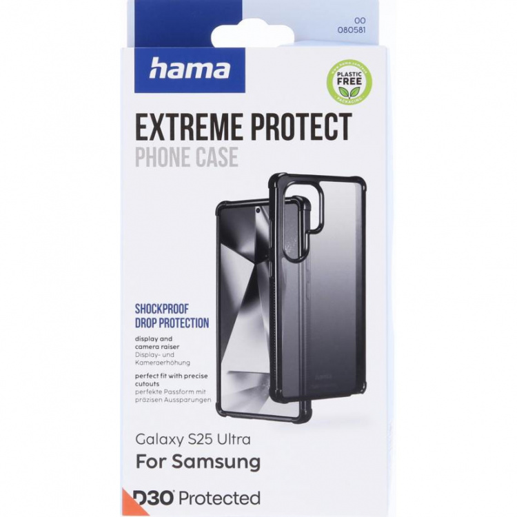Hama Suojakuori Extreme Protect Samsung Galaxy S25 Ultra Musta