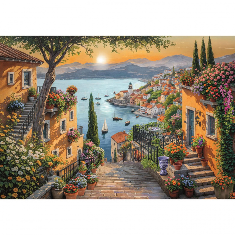 Clementoni Palapeli 1500 Pcs CB High Quality Collection Steps To The Harbour