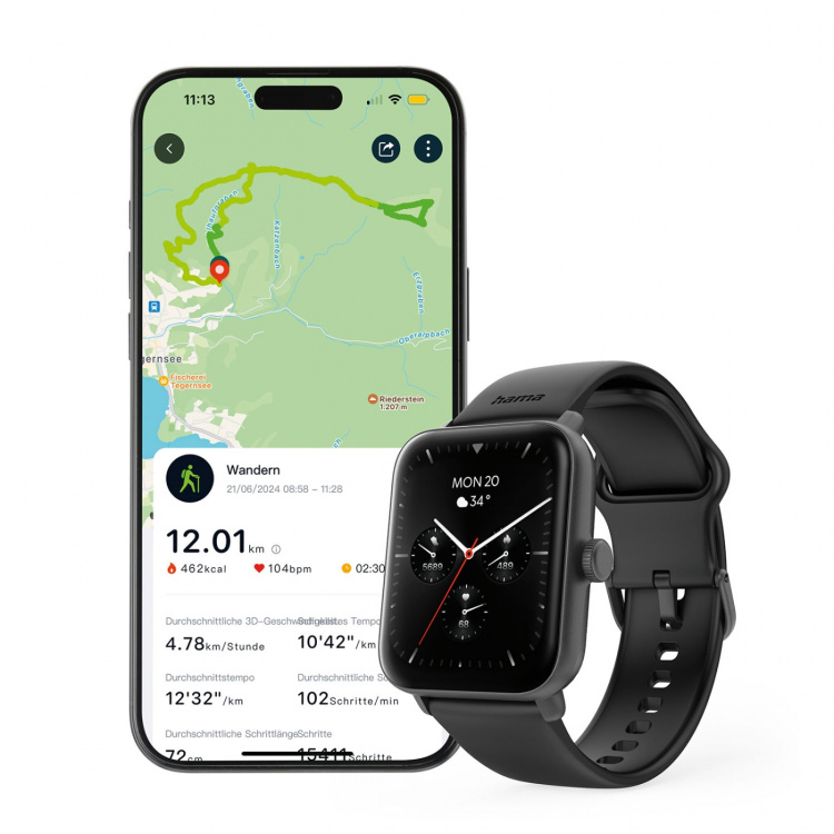 Hama Smart Watch 6010 Musta