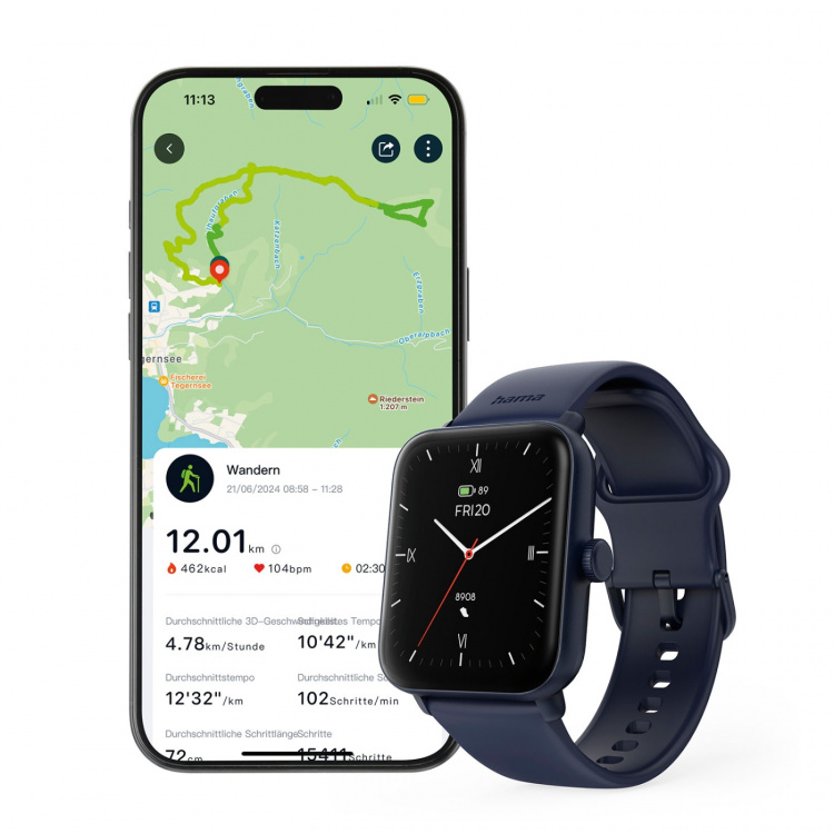 Hama Smart Watch 6010 Sininen Hama Smart Watch 6010 Sininen